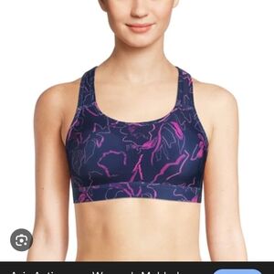 Avia Navy and Pink Sports Bra
